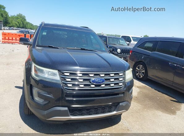 1FM5K8DH7GGC84545 2016 FORD FORD EXPLORER Black Widok wnętrza z tyłu