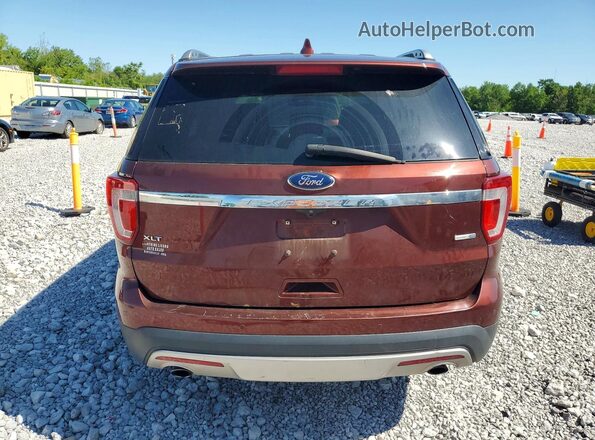 1FM5K8DH8GGC02645 2016 FORD EXPLORER Burgundy Widok z tyłu