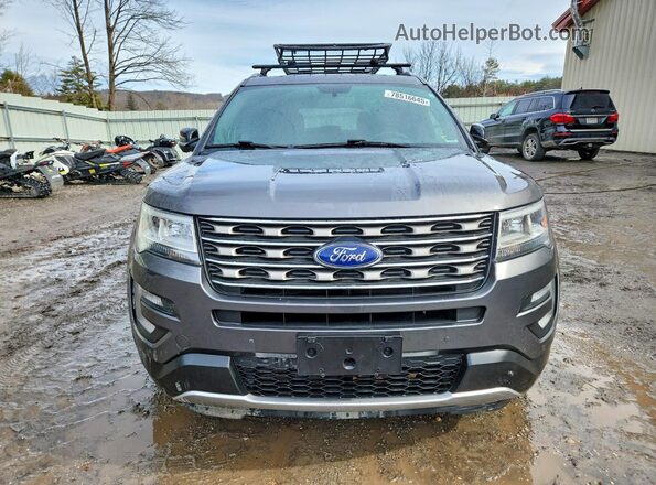 1FM5K8DH8HGD73591 2017 FORD EXPLORER Серый Вид спереди