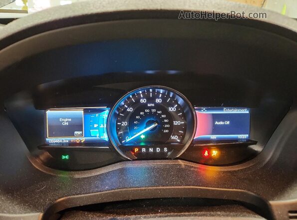 1FM5K8DH8HGD73591 2017 FORD EXPLORER Серый Вид щитка приборов