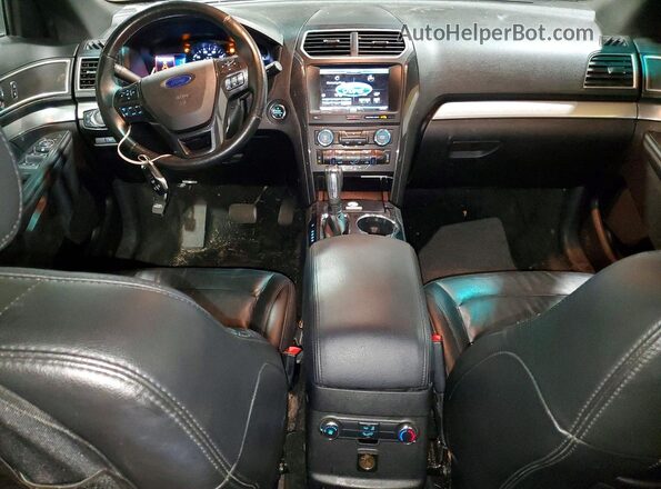 1FM5K8DHXGGD27498 2016 FORD EXPLORER Коричневый Вид панели приборов