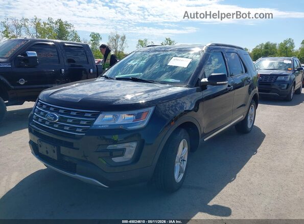 1FM5K8DHXHGC19285 2017 FORD FORD EXPLORER Черный Передняя левая четверть