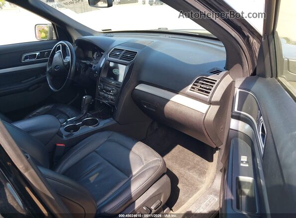 1FM5K8DHXHGC19285 2017 FORD FORD EXPLORER Черный Вид салона спереди