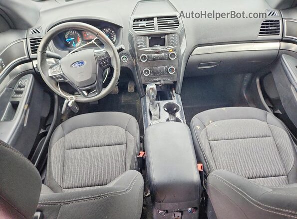 1FM5K8DHXJGA87697 2018 FORD EXPLORER Maroon Widok deski rozdzielczej