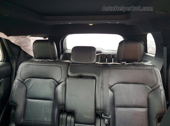 1FM5K8F80HGC34116 2017 FORD EXPLORER Burgundy უკანა სავარძლების ხედი