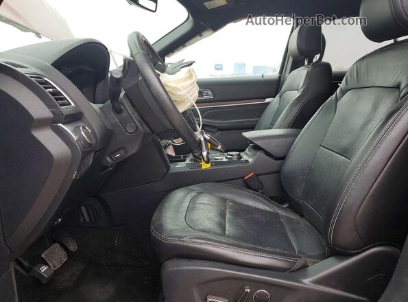 1FM5K8F80HGC34116 2017 FORD EXPLORER Burgundy წინა სალონის ხედი