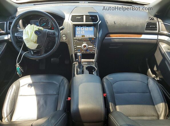 1FM5K8F80HGE26720 2017 FORD EXPLORER Черный Вид панели приборов