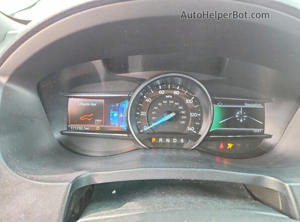 1FM5K8F81GGA98352 2016 FORD EXPLORER Черный Вид щитка приборов