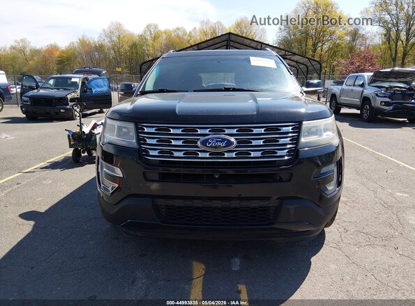 1FM5K8F81GGD15463 2016 FORD FORD EXPLORER Black Widok zestawu wskaźników