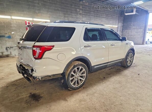 1FM5K8F82HGE26542 2017 FORD EXPLORER Белый Задняя правая четверть