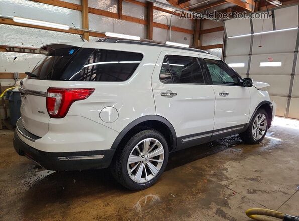 1FM5K8F82KGA85716 2019 FORD EXPLORER White უკანა მარჯვენა