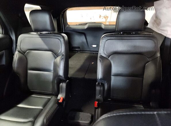 1FM5K8F82KGA85716 2019 FORD EXPLORER White უკანა სავარძლების ხედი