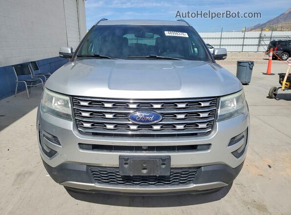 1FM5K8F83GGA71623 2016 FORD EXPLORER Серебряный Вид спереди