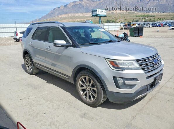 1FM5K8F83GGA71623 2016 FORD EXPLORER Серебряный Передняя правая четверть
