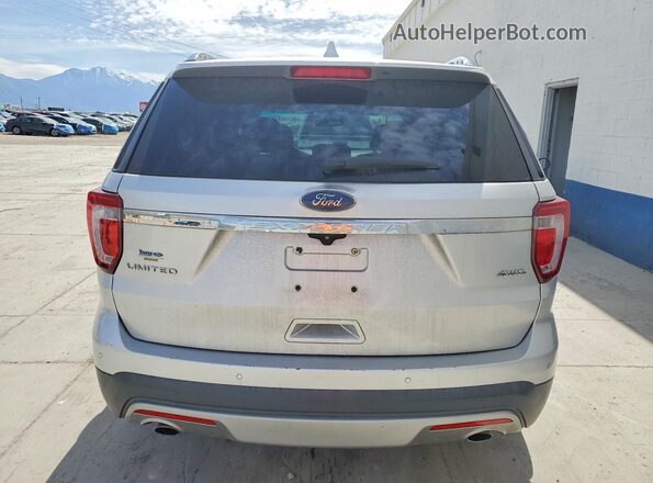 1FM5K8F83GGA71623 2016 FORD EXPLORER Серебряный Вид сзади