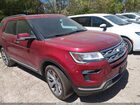 2018 Ford Explorer Limited Burgundy vin: 1FM5K8F83JGA91135