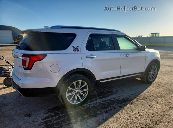 1FM5K8F84HGC92696 2017 FORD EXPLORER Белый Задняя правая четверть