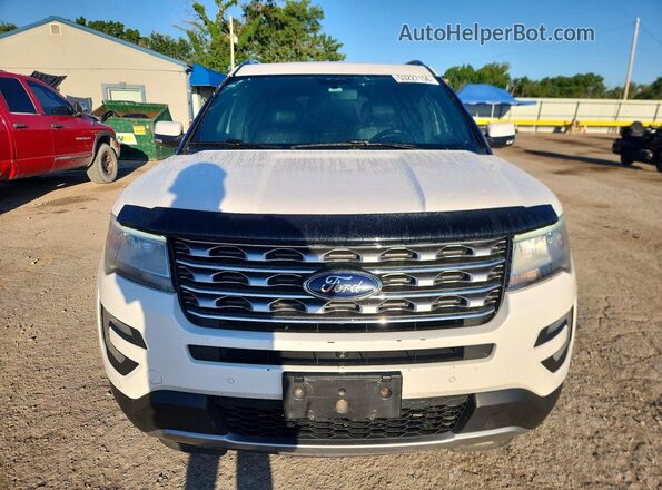 1FM5K8F84HGC92696 2017 FORD EXPLORER Белый Вид спереди