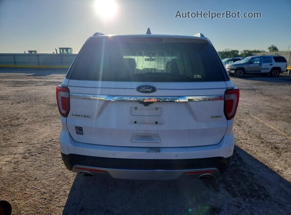 1FM5K8F84HGC92696 2017 FORD EXPLORER Белый Вид сзади