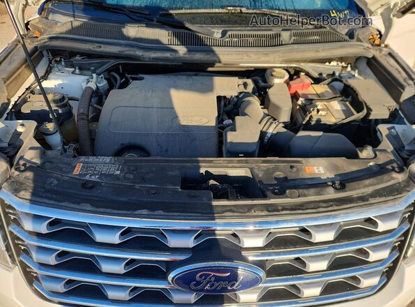 1FM5K8F84HGC92696 2017 FORD EXPLORER Белый Вид задней части салона