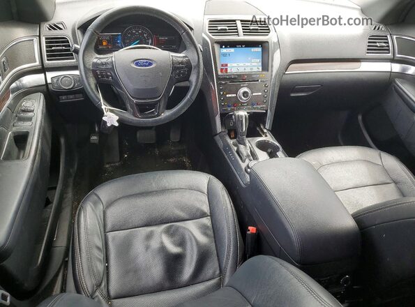1FM5K8F85JGA10331 2018 FORD EXPLORER Белый Вид панели приборов