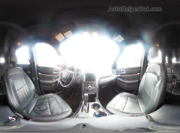 1FM5K8F85JGA10331 2018 FORD EXPLORER Белый Панорамный вид салона 360°