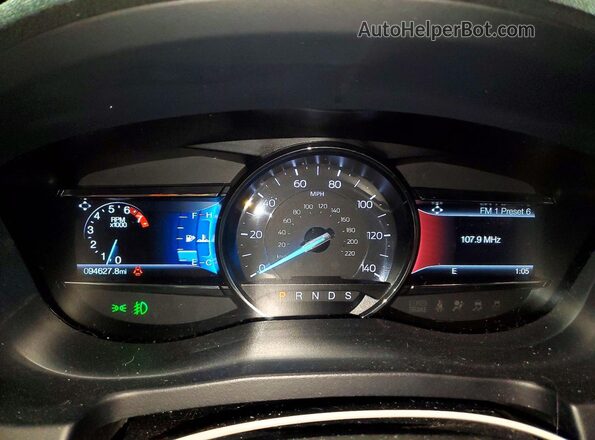 1FM5K8F85JGA99222 2018 FORD EXPLORER Серебряный Вид щитка приборов