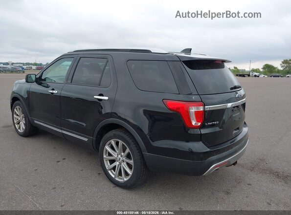 1FM5K8F88GGA98185 2016 FORD EXPLORER Черный Задняя левая четверть