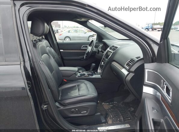 1FM5K8F88GGA98185 2016 FORD EXPLORER Черный Вид салона спереди