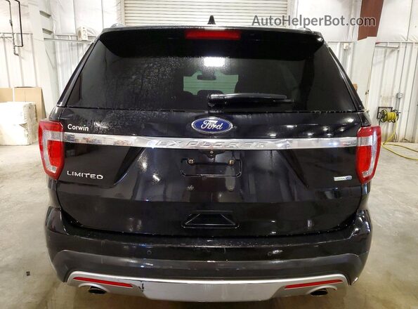 1FM5K8F88GGD15685 2016 FORD EXPLORER Черный Вид сзади
