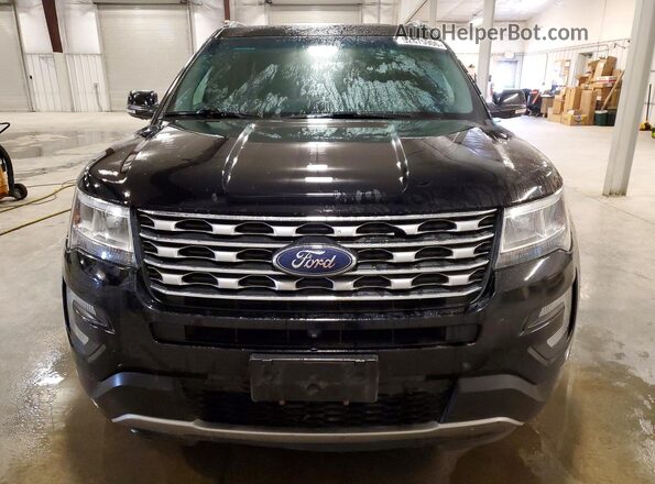 1FM5K8F88GGD15685 2016 FORD EXPLORER Черный Вид спереди