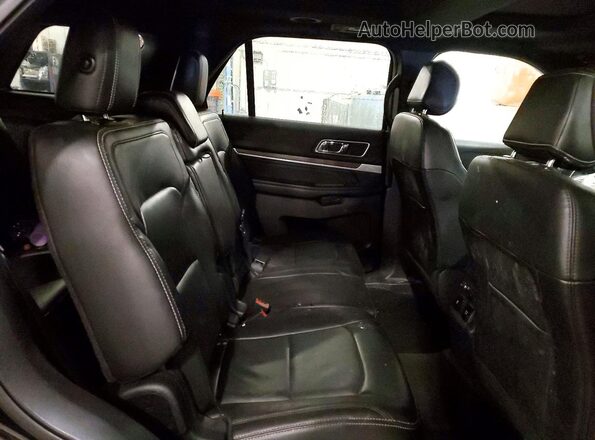 1FM5K8F88GGD15685 2016 FORD EXPLORER Черный Вид задней части салона