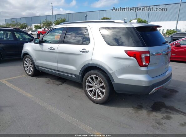 1FM5K8F89GGA19901 2016 FORD EXPLORER Серебряный Задняя левая четверть