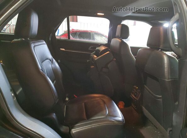 1FM5K8F89HGD75380 2017 FORD EXPLORER Черный Вид задней части салона
