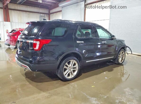 1FM5K8F89HGD75380 2017 FORD EXPLORER Черный Задняя правая четверть