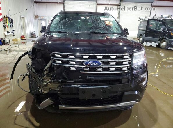 1FM5K8F89HGD75380 2017 FORD EXPLORER Черный Вид спереди