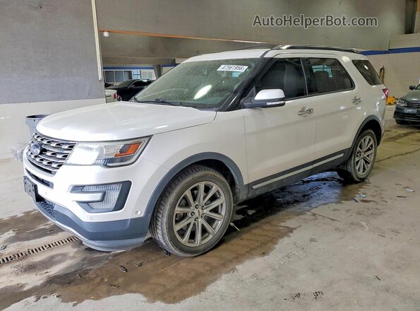 1FM5K8FH1HGC64984 2017 FORD EXPLORER Белый Передняя левая четверть