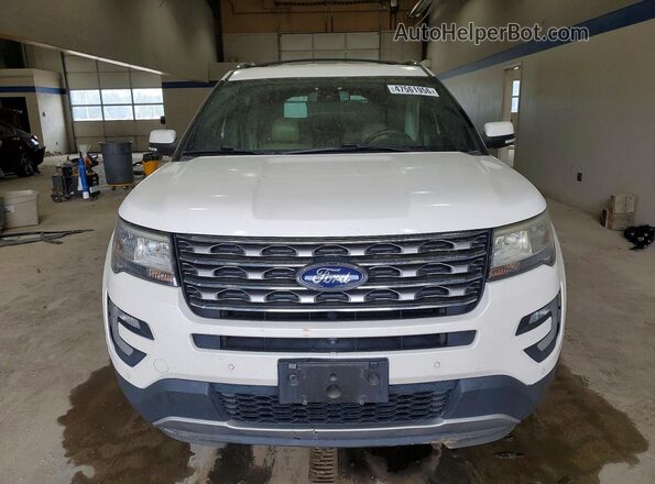 1FM5K8FH1HGC64984 2017 FORD EXPLORER Белый Вид спереди