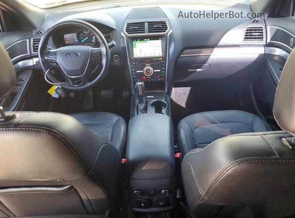 1FM5K8FH2JGC16853 2018 FORD EXPLORER Black Вид панелі приладів