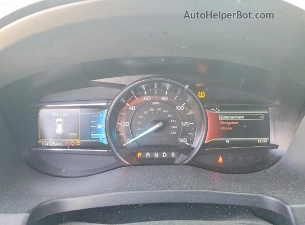 1FM5K8FH2JGC16853 2018 FORD EXPLORER Black Вид щитка приладів