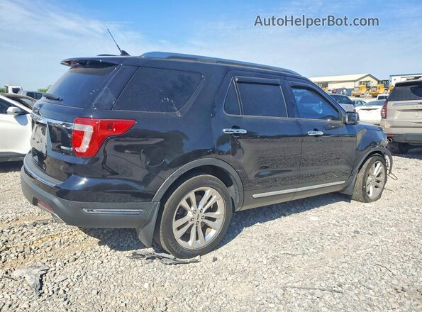 1FM5K8FH2JGC16853 2018 FORD EXPLORER Black Задня права чверть