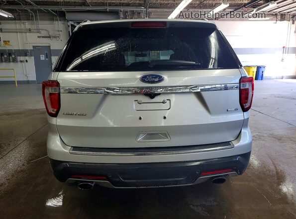 1FM5K8FH5KGA28586 2019 FORD EXPLORER Silver Widok z tyłu