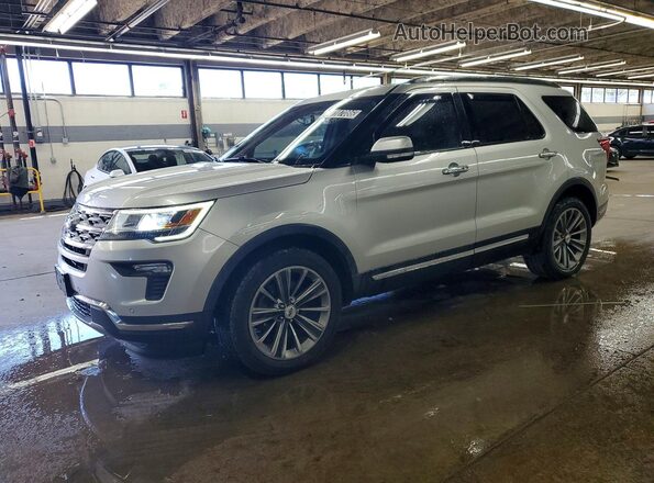1FM5K8FH5KGA28586 2019 FORD EXPLORER Silver Przód lewy