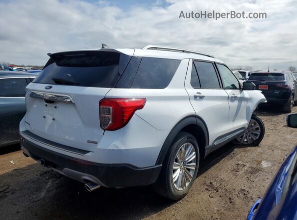 1FM5K8FW5NNA09423 2022 FORD EXPLORER White Tył prawy