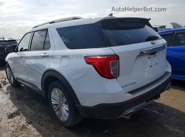 1FM5K8FW5NNA09423 2022 FORD EXPLORER White Tył lewy