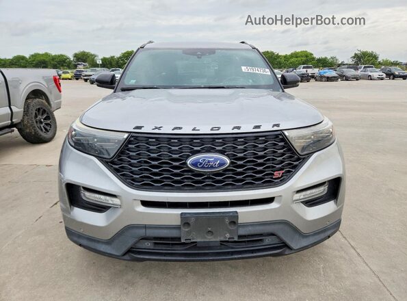 1FM5K8GC0LGA79756 2020 FORD EXPLORER Серебряный Вид спереди