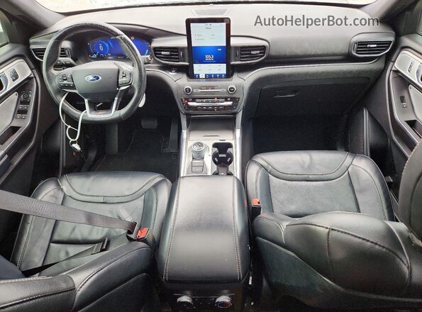 1FM5K8GC0LGA79756 2020 FORD EXPLORER Серебряный Вид панели приборов