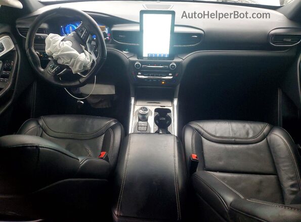 1FM5K8GC0LGD11269 2020 FORD EXPLORER Silver Widok deski rozdzielczej