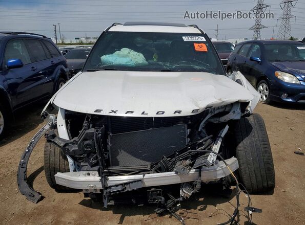 1FM5K8GC1LGA50296 2020 FORD EXPLORER Белый Вид спереди