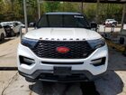 2020 Ford Explorer St White vin: 1FM5K8GC2LGA11703